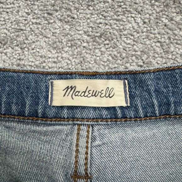 Madewell High Rise Slim Fit Boyfriend Denim Jeans Womens 27 Blue Medium Wash L29 - Picture 7 of 16